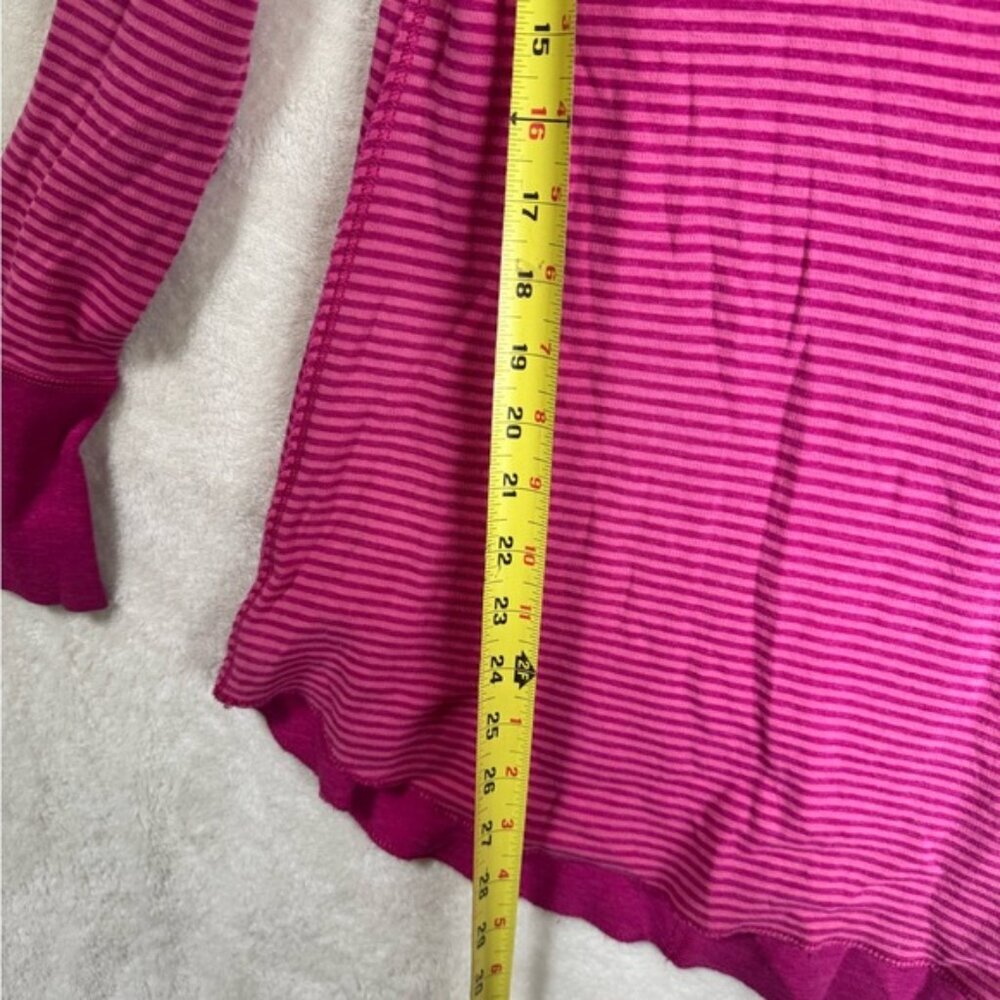 Lululemon Reversible Open Your Heart Striped Long Sleeve Crew Neck Top Long 12 - Picture 13 of 14
